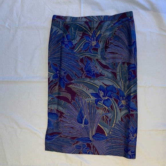 Couture 3 piece Silk Blouse & Skirt Set w/Blazer - Picture 9 of 11